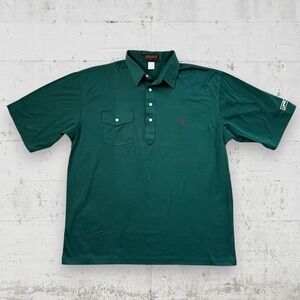 Vintage Cherokee Town & Country Club Golf Polo Shirt Slazenger Green XL